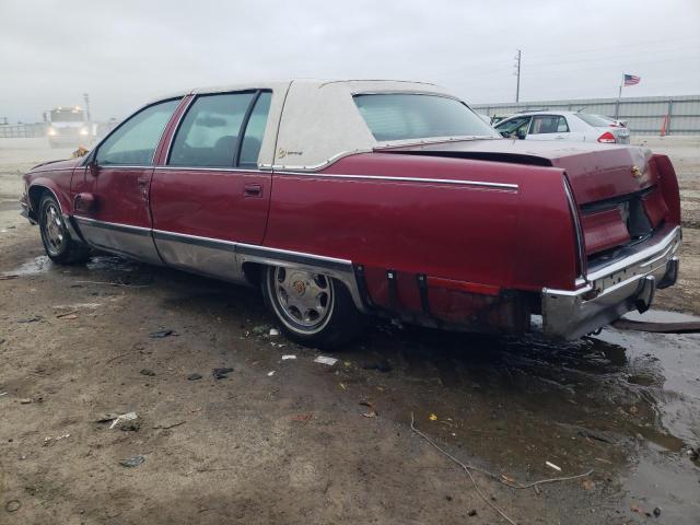 1G6DW5273PR720098 - 1993 CADILLAC FLEETWOOD CHASSIS MAROON photo 2