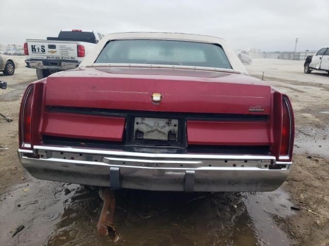 1G6DW5273PR720098 - 1993 CADILLAC FLEETWOOD CHASSIS MAROON photo 6