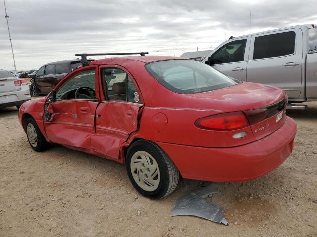 1FAFP13P4WW175710 - 1998 FORD ESCORT SE RED photo 2