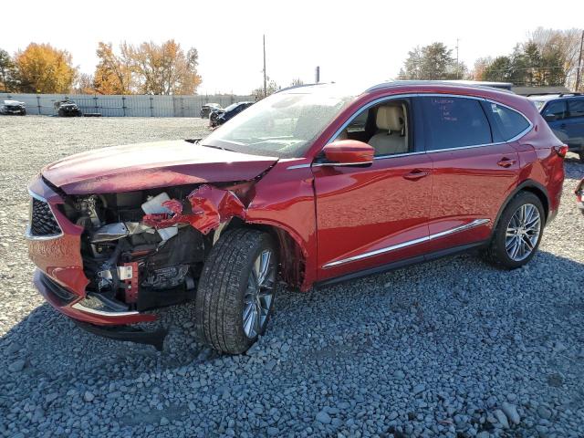 5J8YE1H83NL016480 - 2022 ACURA MDX ADVANCE BURGUNDY photo 1