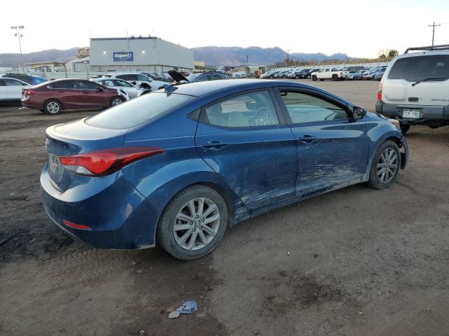 KMHDH4AE7GU479737 - 2016 HYUNDAI ELANTRA SE BLUE photo 3