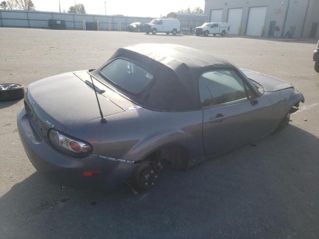 JM1NC25F180141614 - 2008 MAZDA MX-5 MIATA GRAY photo 3