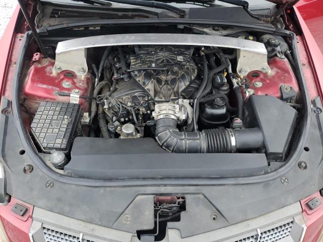 1G6DM5EG1A0110990 - 2010 CADILLAC CTS PERFORMANCE COLLECTION RED photo 11