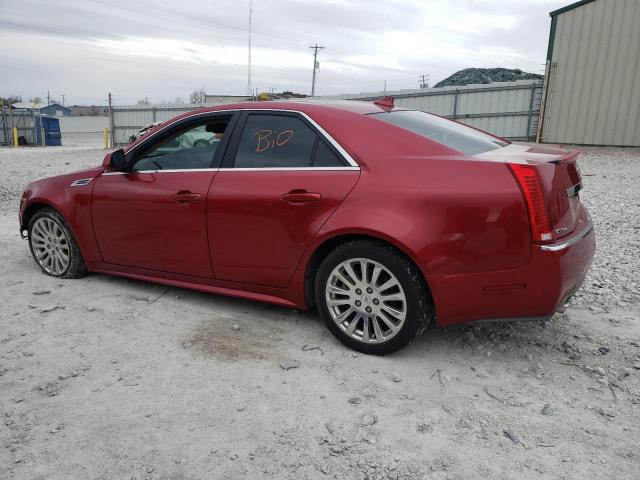 1G6DM5EG1A0110990 - 2010 CADILLAC CTS PERFORMANCE COLLECTION RED photo 2