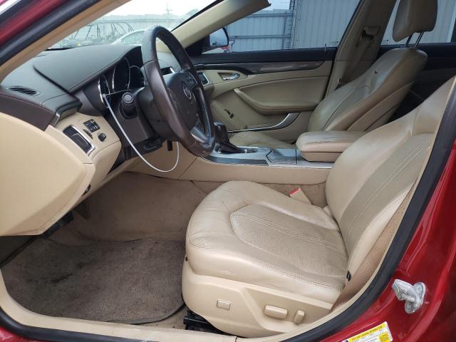 1G6DM5EG1A0110990 - 2010 CADILLAC CTS PERFORMANCE COLLECTION RED photo 7