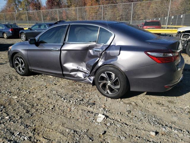 1HGCR2F35GA041259 - 2016 HONDA ACCORD LX GRAY photo 2