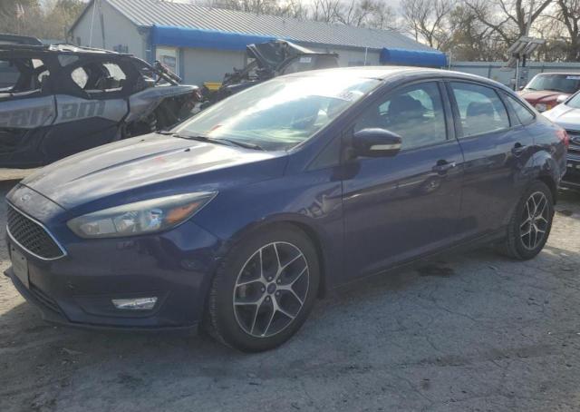 1FADP3H2XHL210447 - 2017 FORD FOCUS SEL BLUE photo 1