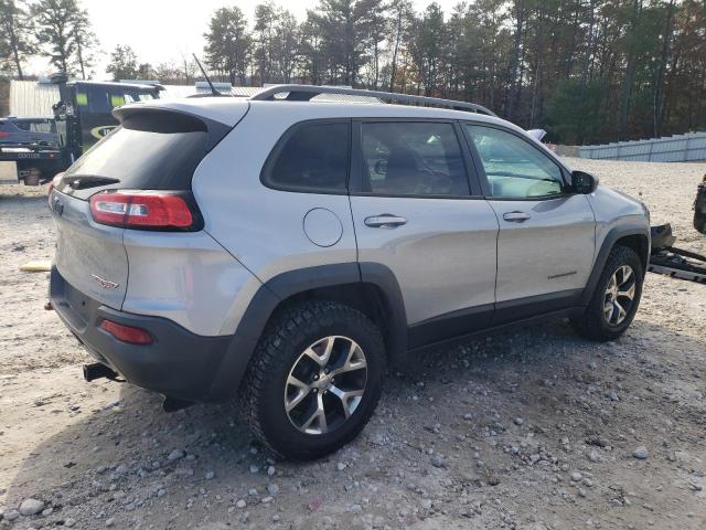 1C4PJMBS4EW157150 - 2014 JEEP CHEROKEE TRAILHAWK SILVER photo 3