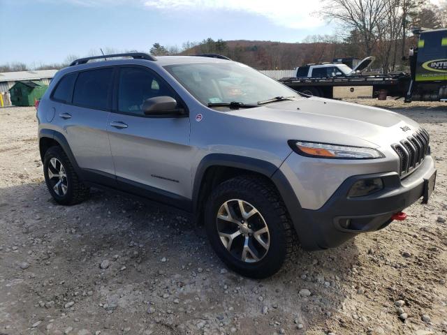 1C4PJMBS4EW157150 - 2014 JEEP CHEROKEE TRAILHAWK SILVER photo 4