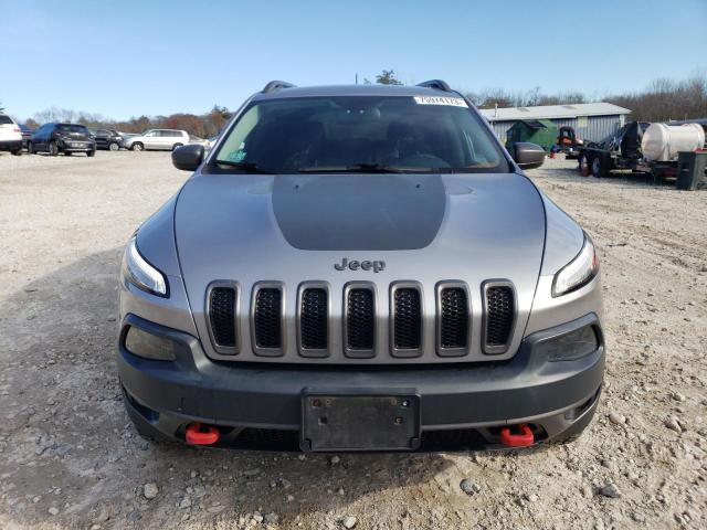1C4PJMBS4EW157150 - 2014 JEEP CHEROKEE TRAILHAWK SILVER photo 5