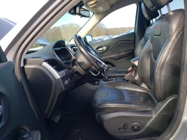 1C4PJMBS4EW157150 - 2014 JEEP CHEROKEE TRAILHAWK SILVER photo 7