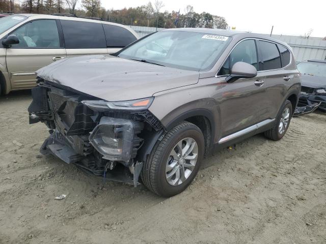 5NMS33AD2KH035032 - 2019 HYUNDAI SANTA FE SEL BROWN photo 1