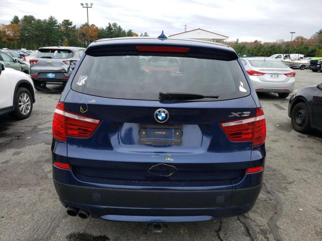 5UXWX9C57D0A29861 - 2013 BMW X3 XDRIVE28I BLUE photo 6