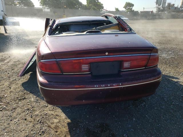 2G4WY52M4W1422085 - 1998 BUICK CENTURY LIMITED RED photo 6