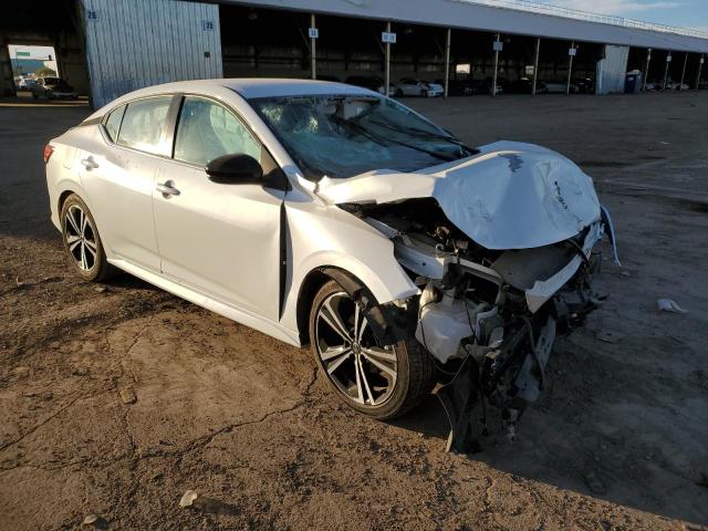 3N1AB8DV5MY277664 - 2021 NISSAN SENTRA SR WHITE photo 4