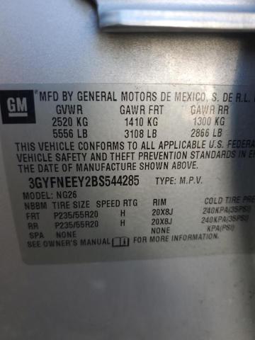 3GYFNEEY2BS544285 - 2011 CADILLAC SRX PERFORMANCE COLLECTION Күміс фото 13