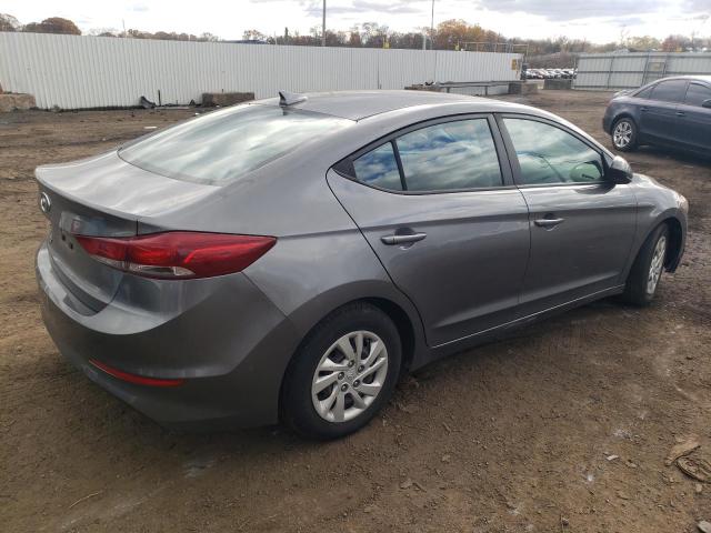 5NPD74LFXJH384216 - 2018 HYUNDAI ELANTRA SE GRAY photo 3