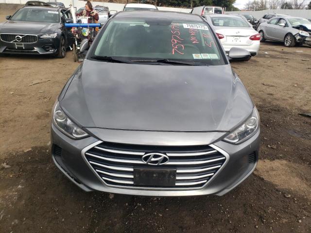 5NPD74LFXJH384216 - 2018 HYUNDAI ELANTRA SE GRAY photo 5