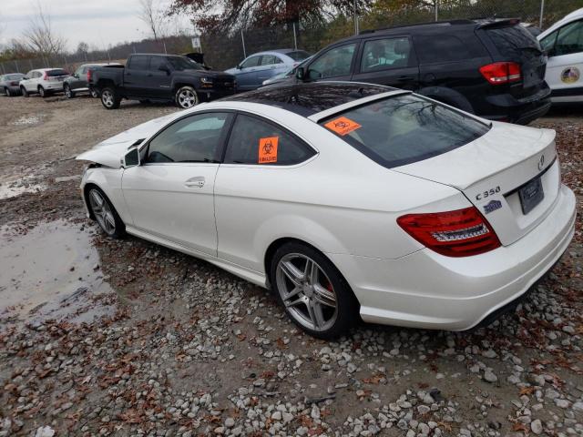 WDDGJ5HBXDF997791 - 2013 MERCEDES-BENZ C 350 WHITE photo 2