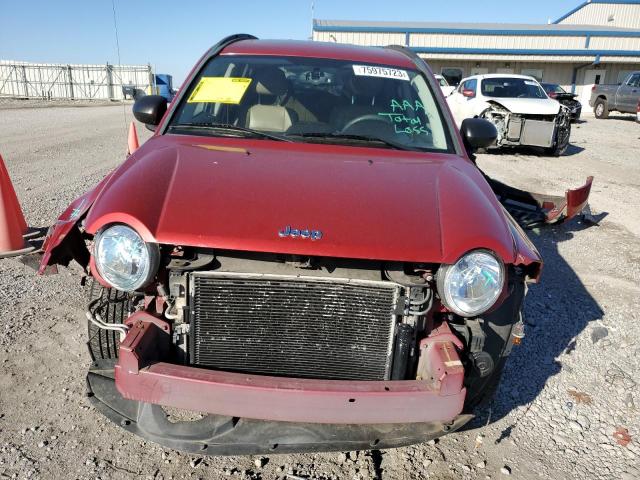 1J4NF5FB1AD672292 - 2010 JEEP COMPASS LIMITED RED photo 5