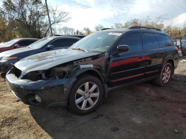 4S4BP61CX67332409 - 2006 SUBARU LEGACY OUTBACK 2.5I BLACK photo 1