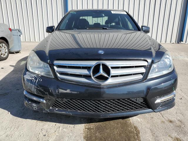 WDDGF4HB3DR294110 - 2013 MERCEDES-BENZ C 250 BLACK photo 5