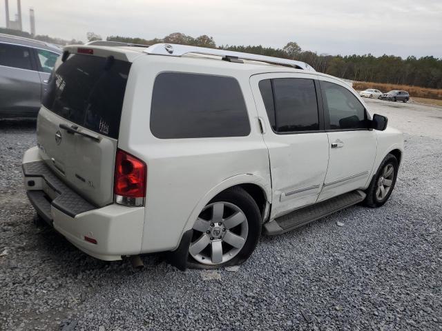 5N1BA0ND8DN609696 - 2013 NISSAN ARMADA SV WHITE photo 3