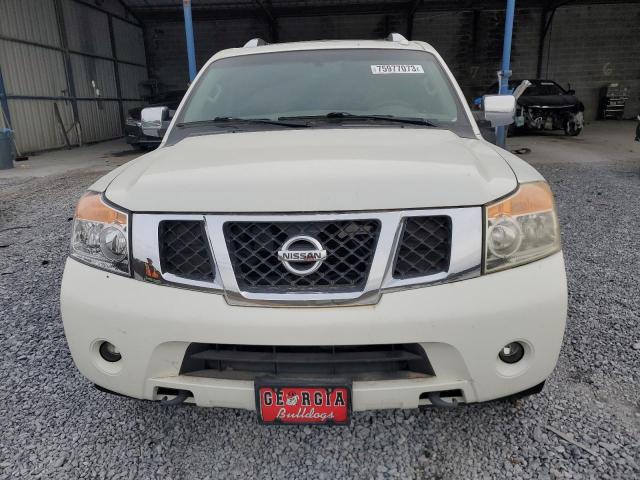 5N1BA0ND8DN609696 - 2013 NISSAN ARMADA SV WHITE photo 5