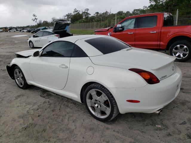 JTHFN48Y330042422 - 2003 LEXUS SC 430 WHITE photo 2