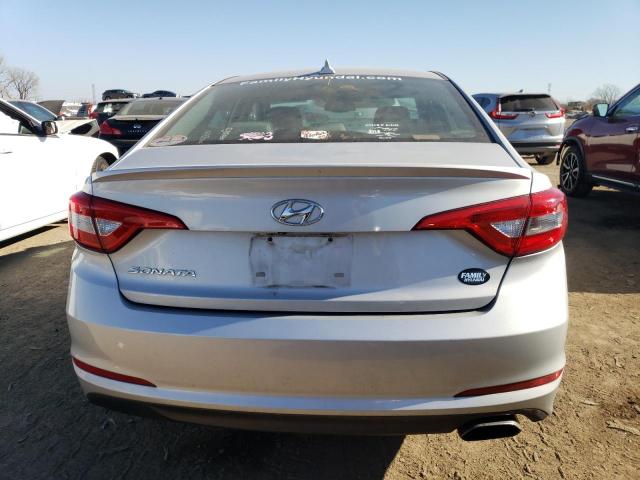 5NPE24AF8FH001080 - 2015 HYUNDAI SONATA SE SILVER photo 6