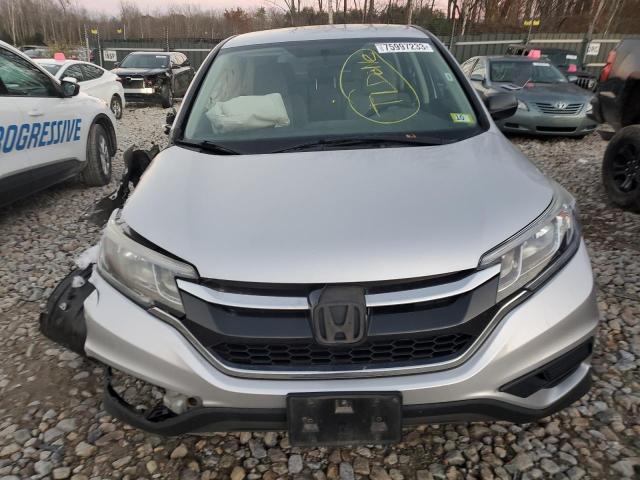 2HKRM4H38GH622523 - 2016 HONDA CR-V LX SILVER photo 5