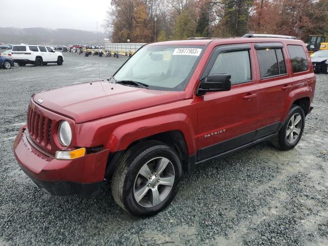 1C4NJRFBXGD646665 - 2016 JEEP PATRIOT LATITUDE RED photo 1