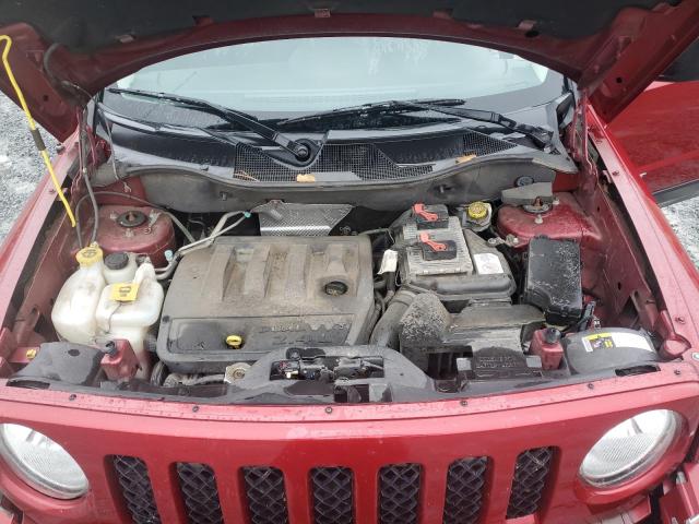 1C4NJRFBXGD646665 - 2016 JEEP PATRIOT LATITUDE RED photo 11