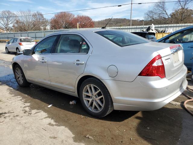 3FAHP0JA5CR314811 - 2012 FORD FUSION SEL SILVER photo 2