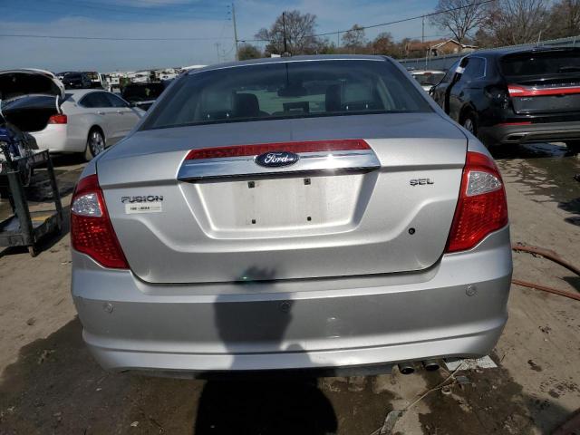 3FAHP0JA5CR314811 - 2012 FORD FUSION SEL SILVER photo 6