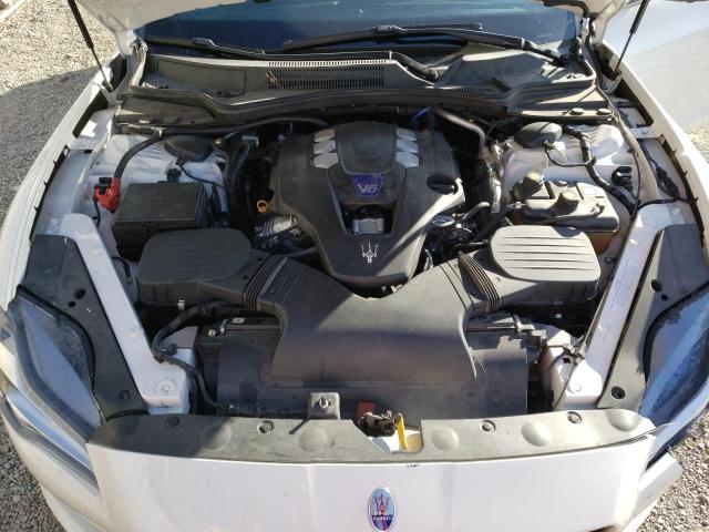 ZAM56YRS0K1317826 - 2019 MASERATI QUATTROPOR S WHITE photo 11