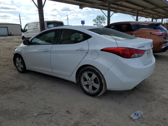 5NPDH4AE7DH223334 - 2013 HYUNDAI ELANTRA GLS WHITE photo 2