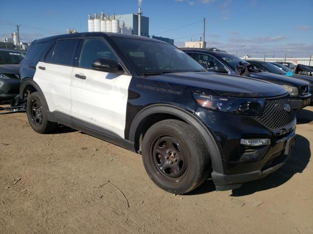 1FM5K8AB4LGD00937 - 2020 FORD EXPLORER POLICE INTERCEPTOR BLACK photo 4