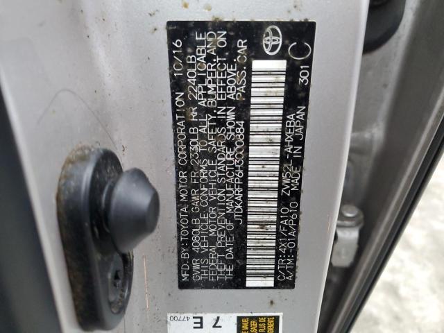 JTDKARFP6H3000884 - 2017 TOYOTA PRIUS PRIM 银色 照片 13