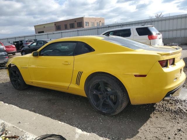 2G1FT1EW3A9137938 - 2010 CHEVROLET CAMARO SS YELLOW photo 2