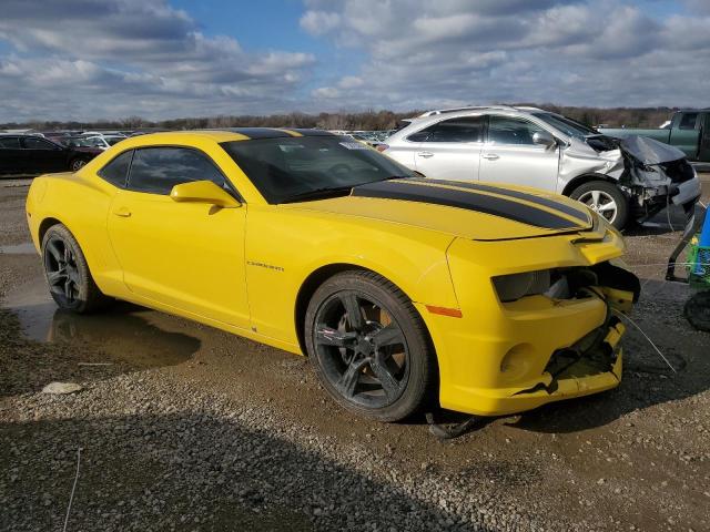 2G1FT1EW3A9137938 - 2010 CHEVROLET CAMARO SS YELLOW photo 4