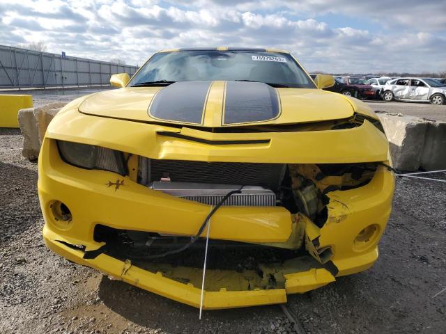 2G1FT1EW3A9137938 - 2010 CHEVROLET CAMARO SS YELLOW photo 5