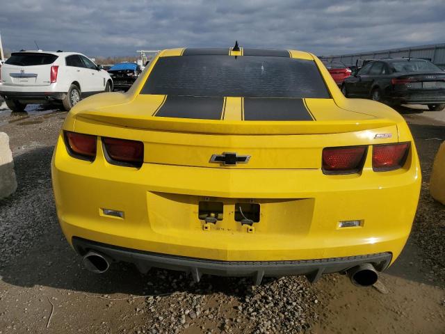 2G1FT1EW3A9137938 - 2010 CHEVROLET CAMARO SS YELLOW photo 6