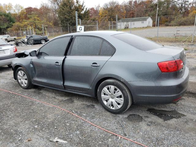 3VW2K7AJXBM323259 - 2011 VOLKSWAGEN JETTA BASE GRAY photo 2