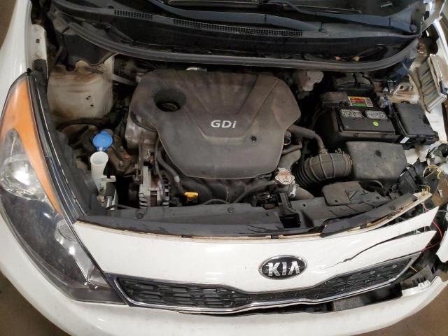 KNADN5A36F6443653 - 2015 KIA RIO EX WHITE photo 11