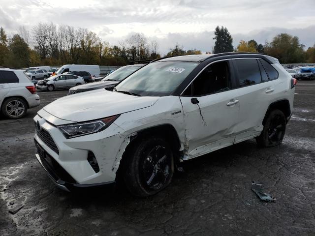 4T3E6RFV7MU013552 - 2021 TOYOTA RAV4 XSE WHITE photo 1