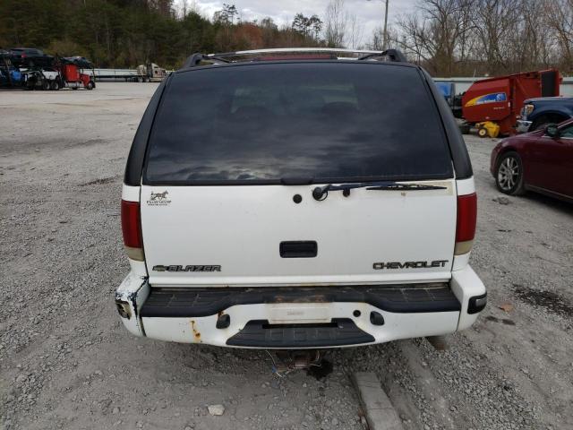 1GNDT13W1X2204259 - 1999 CHEVROLET BLAZER WHITE photo 6