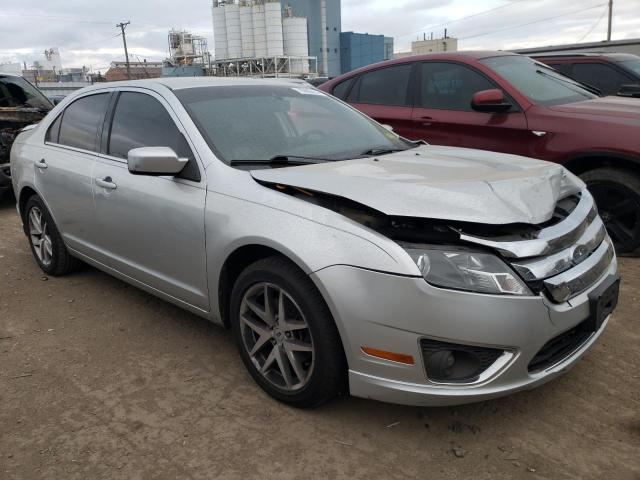 3FAHP0JG7CR350374 - 2012 FORD FUSION SEL SILVER photo 4