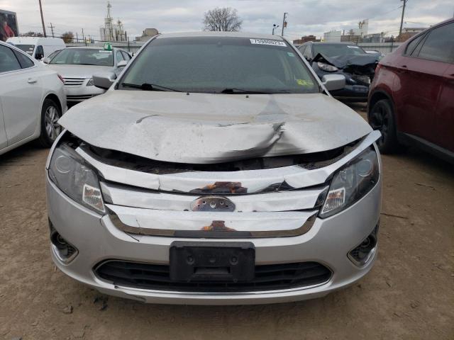 3FAHP0JG7CR350374 - 2012 FORD FUSION SEL SILVER photo 5