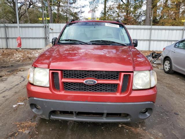 1FMZU67K65UB40510 - 2005 FORD EXPLORER S RED photo 5